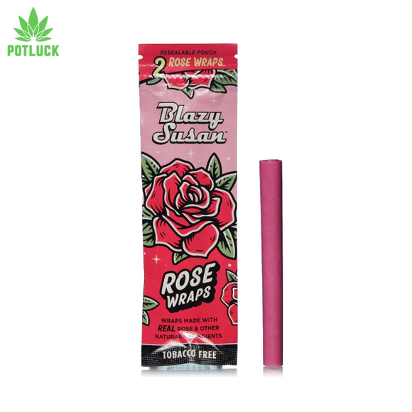 Pink Wraps made from wood-based papers infused with rose extracts, these floral wraps will have you falling in love with your herb.
