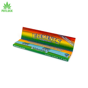 Elements King Size Ultra Slim Rainbow Rolling Papers are crafted with the same premium rice base as the original.