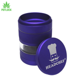 With it’s large internal capacity and integrated storage with the top section, any user will find ample room to store their culinary herbs. purle