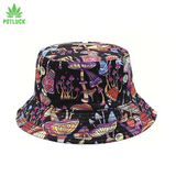 Mushroom psychedelic Bucket hat for Adult head