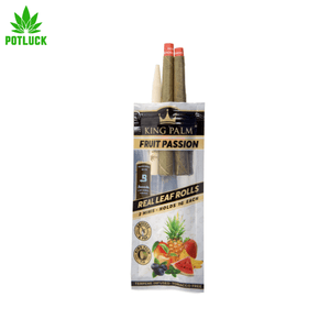 Pre rolled flavoured palm leaf wraps Banana Cream